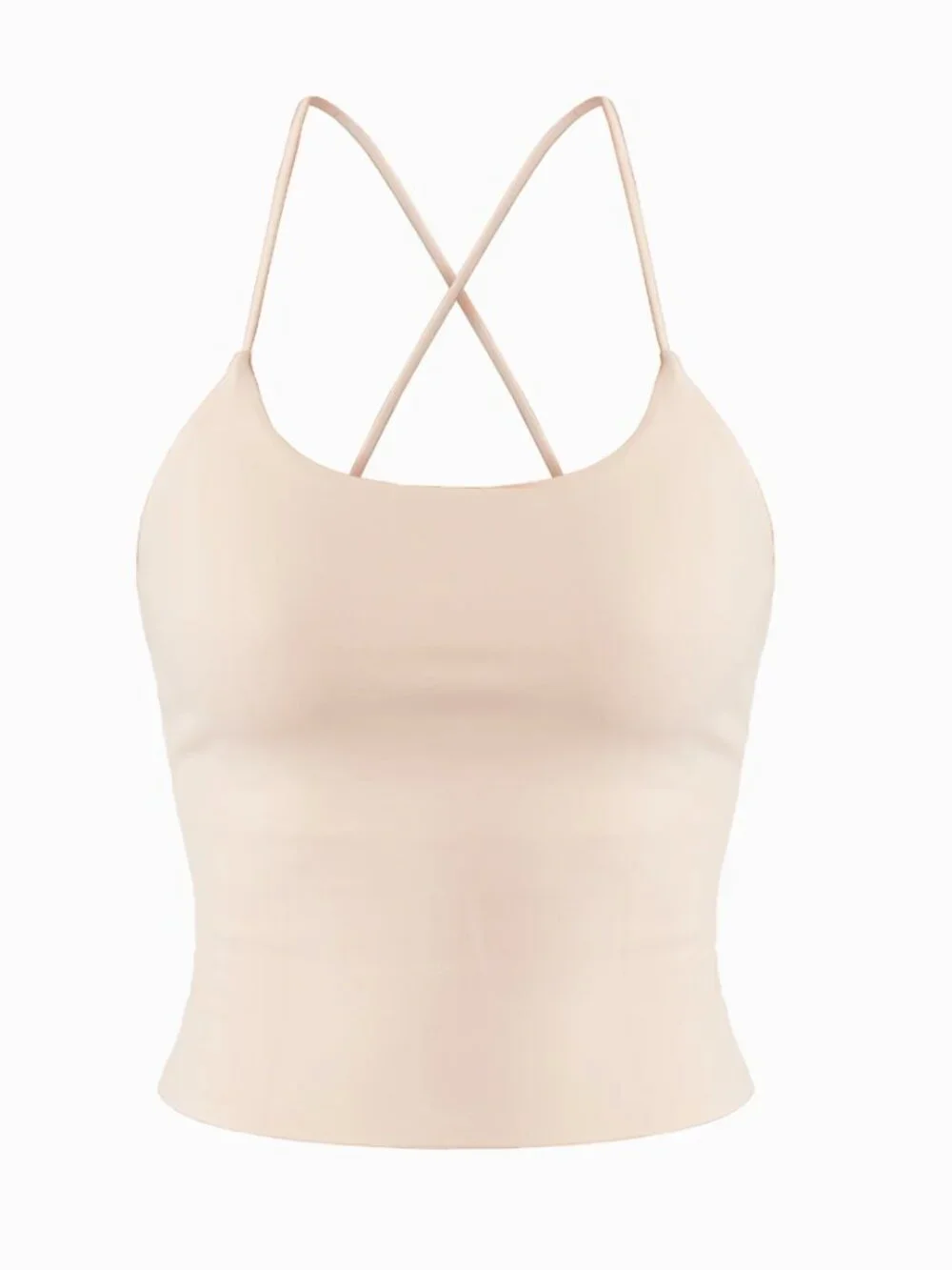 NEW EMANH Serene Crisscross Tank Top + Compression Yoga Shorts